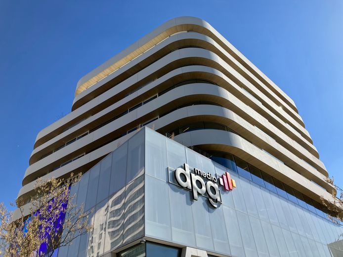 The DPG Media building in Antwerp.