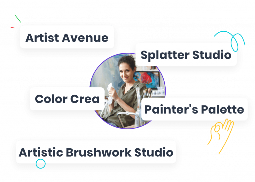 Working in the artistic sector? Our business name generator can come up with a fun name for you!