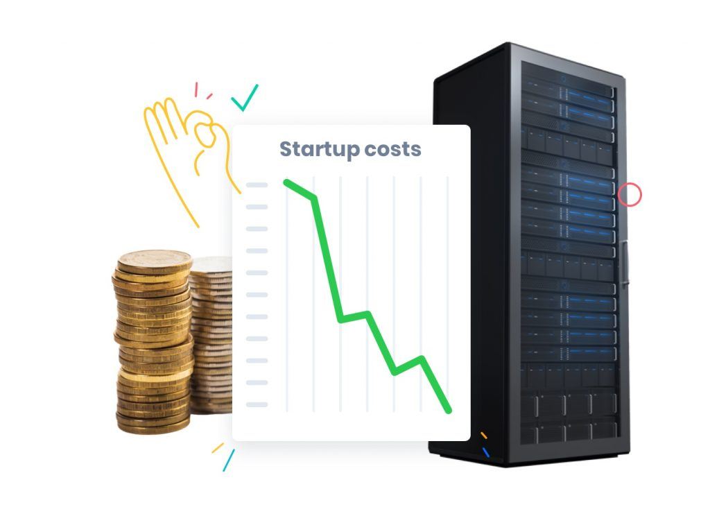he lower start-up costs of Software as a Service (SaaS) are a big advantage.