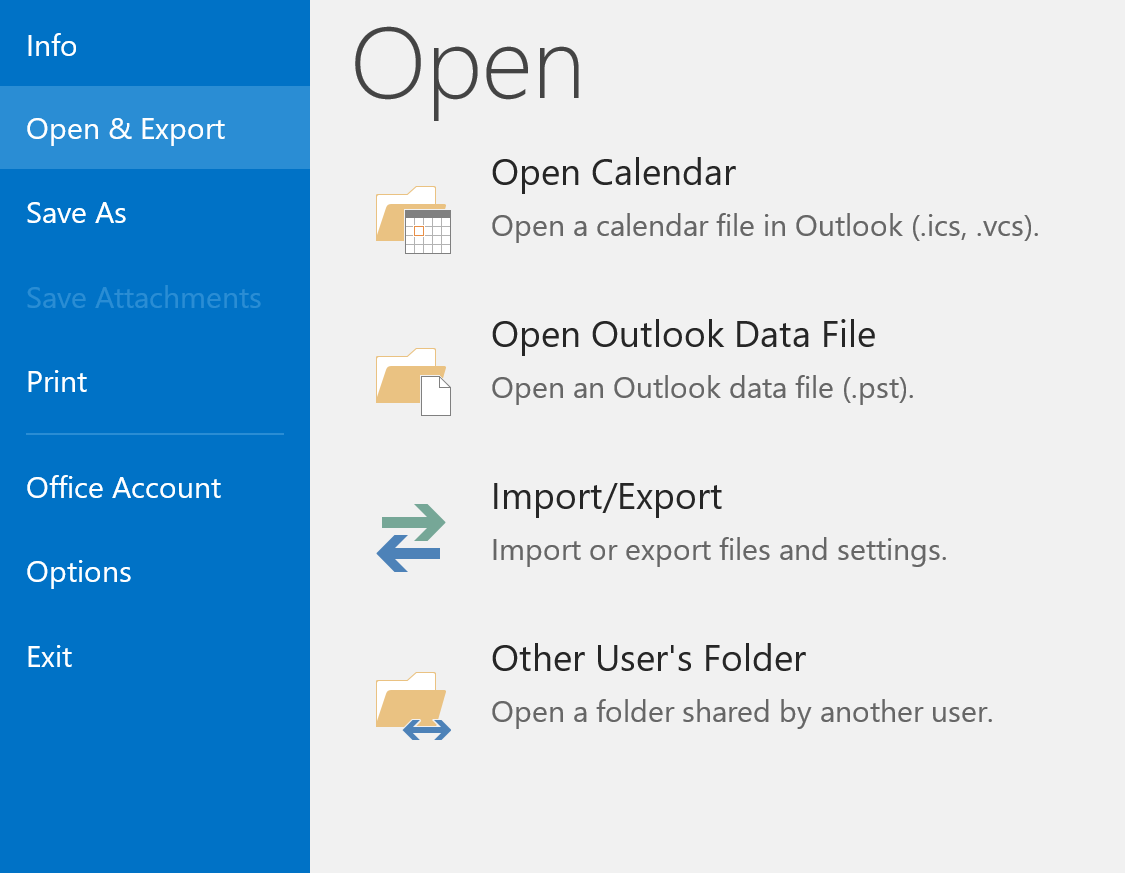 importing a pst file to outlook for mac