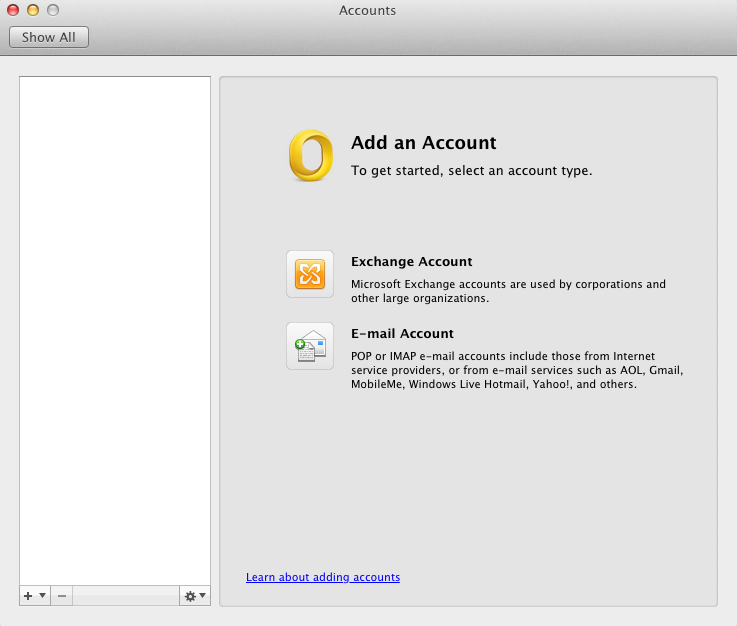 add exchange account to outlook mac