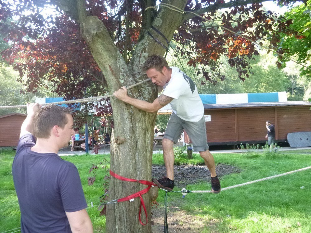 Combell team building parcours de cordes basses