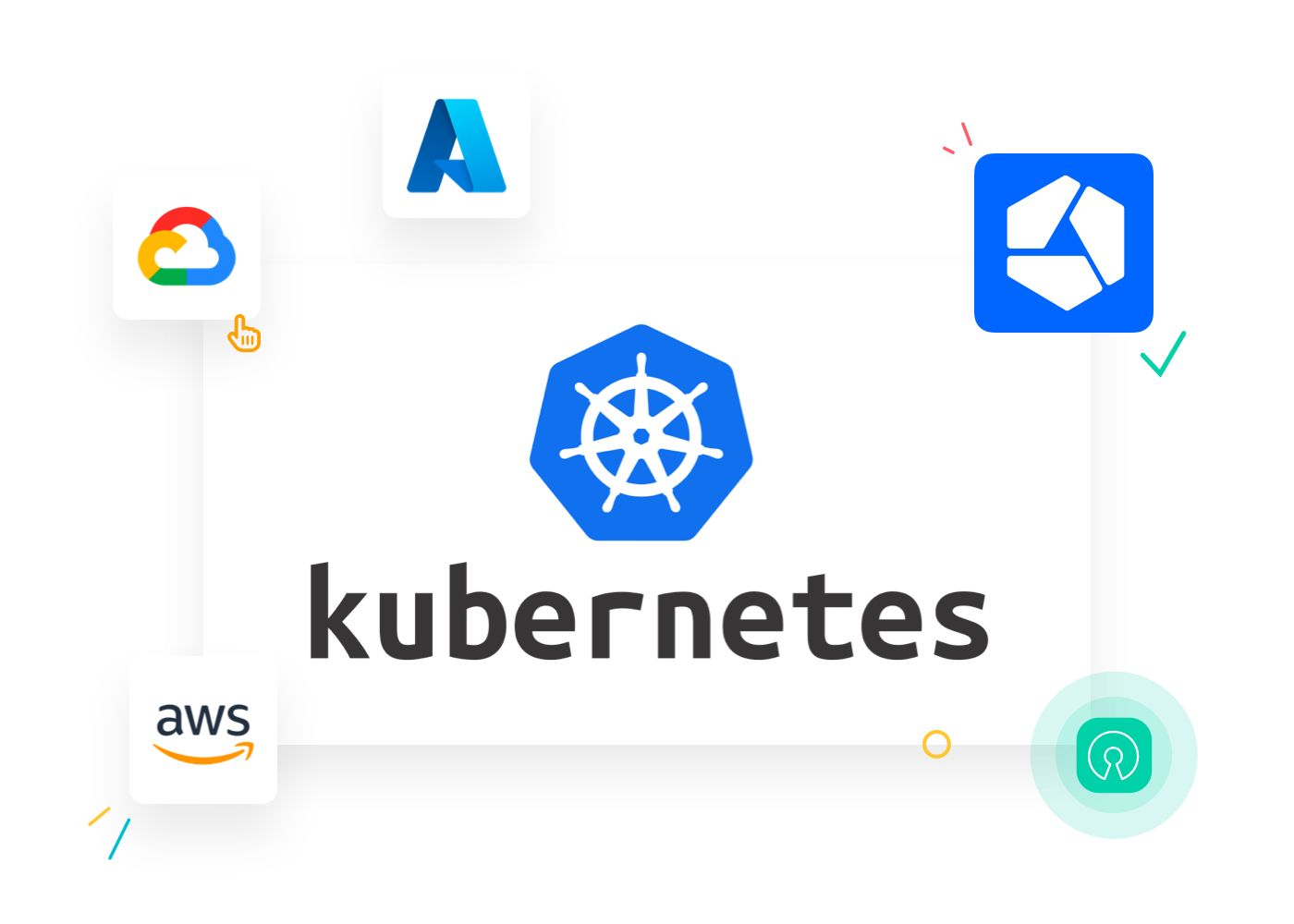 Omdat Kubernetes een Open Source project is, draait het op elk cloudplatform.